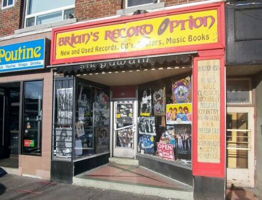 The famous Brian's Record Option in Kingston